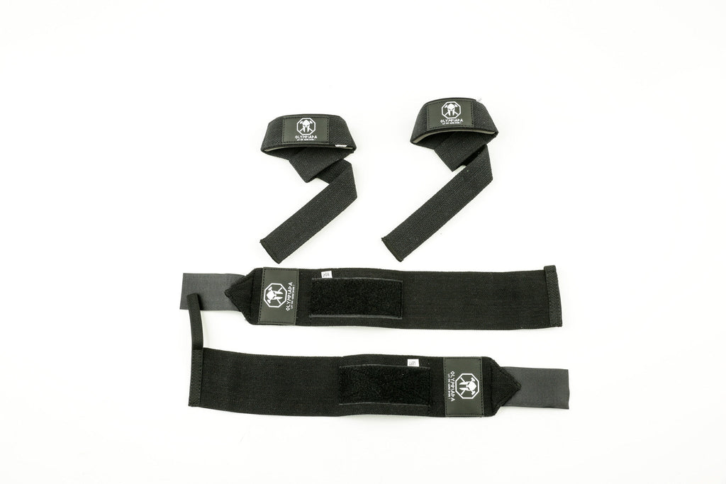 Olympiada Wrist Wraps + Lifting Straps – Starter Combo