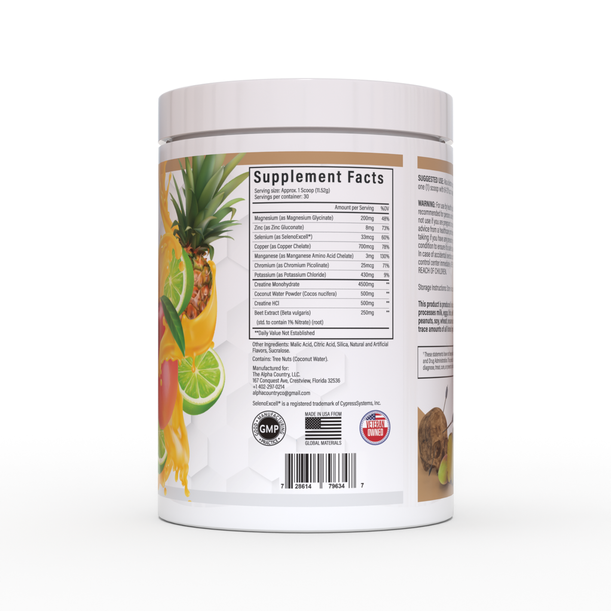 Alpha Country Creatine + Electrolytes – 2-in-1 Hydration