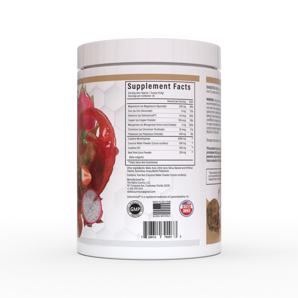 Alpha Country Creatine + Electrolytes – 2-in-1 Hydration
