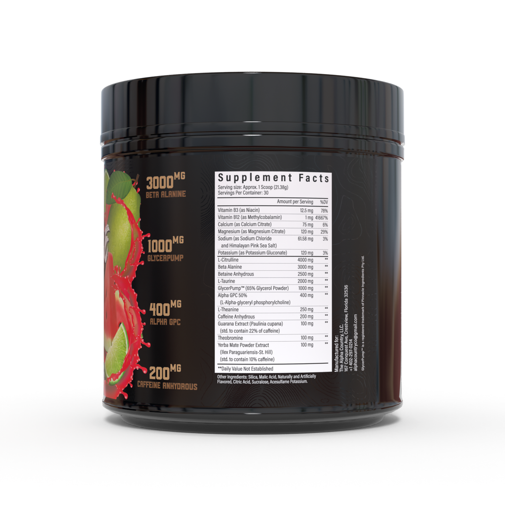 Alpha Country Bangalore Pre-Workout – Energy & Focus
