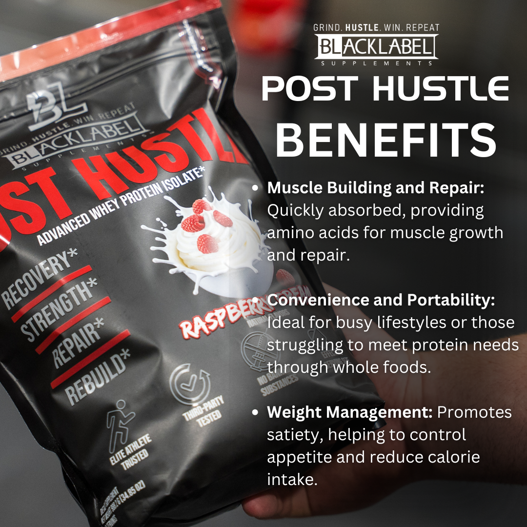 BLACKLABEL Post Hustle – Post-Workout Recovery Protein