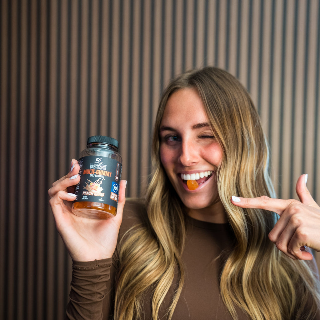 BLACKLABEL Multi Gummy – Athlete Daily Multivitamin (Peach Rings)