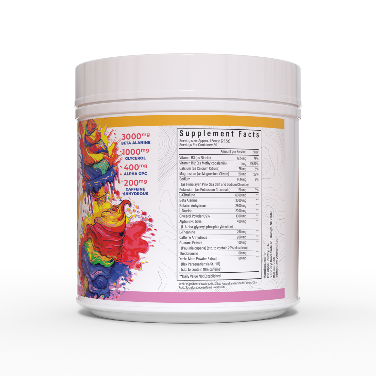 Alpha Country Bangalore Pre-Workout – Energy & Focus