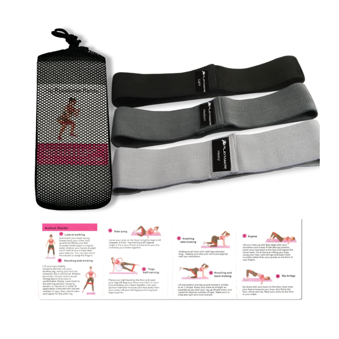 iReliev Premium Resistance Bands – 3-Pack