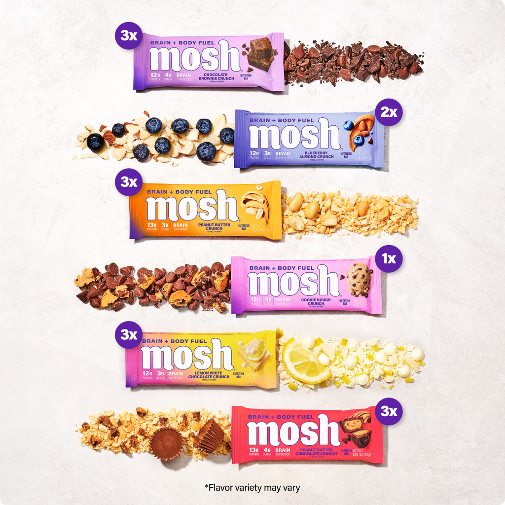 MOSH Protein Bars – Variety Pack (15 ct)