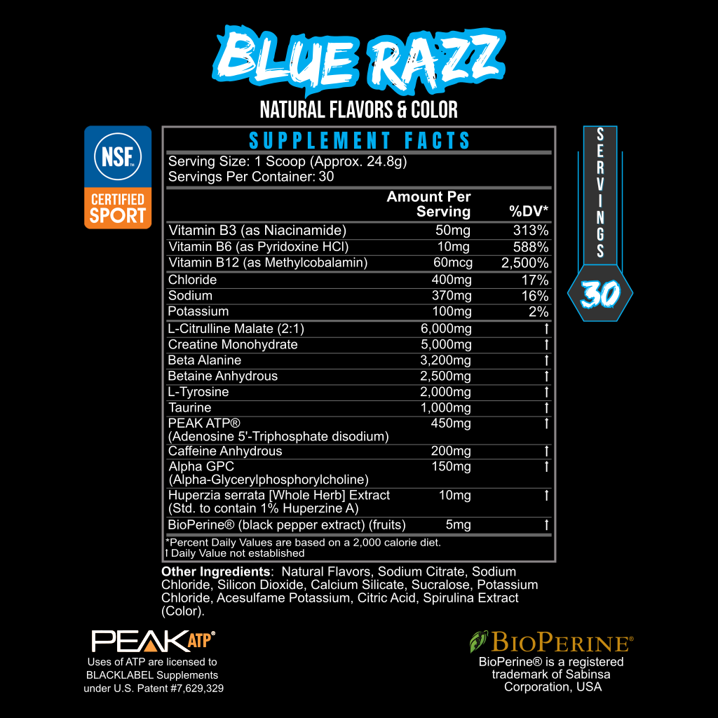 BLACKLABEL Pre Hustle V3 – All-in-One Pre-Workout