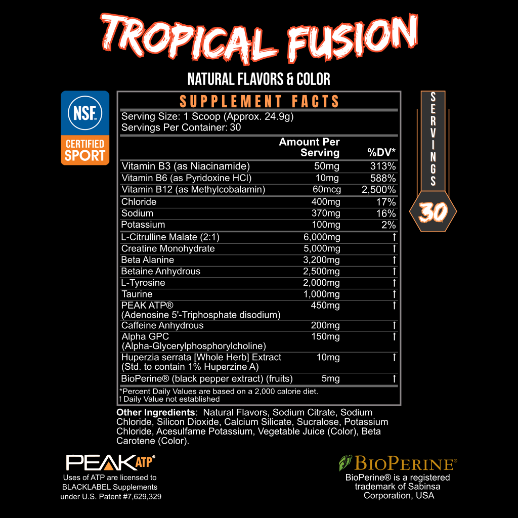 BLACKLABEL Pre Hustle V3 – All-in-One Pre-Workout