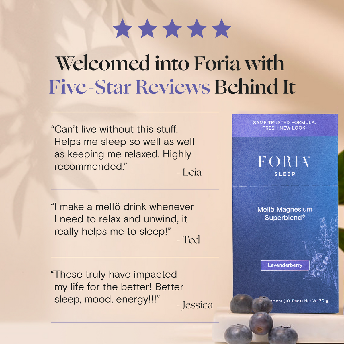 Foria Mellö Magnesium – Sleep & Recovery Drink Mix