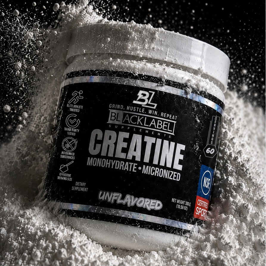 BLACKLABEL Creatine Monohydrate – 5g Pure Creatine