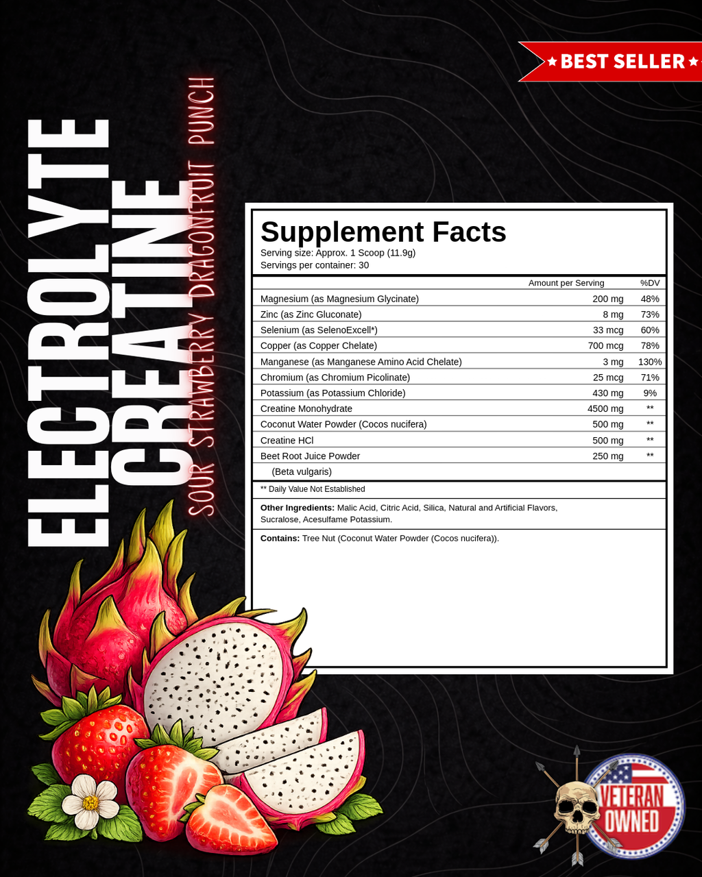 Alpha Country Creatine + Electrolytes – 2-in-1 Hydration
