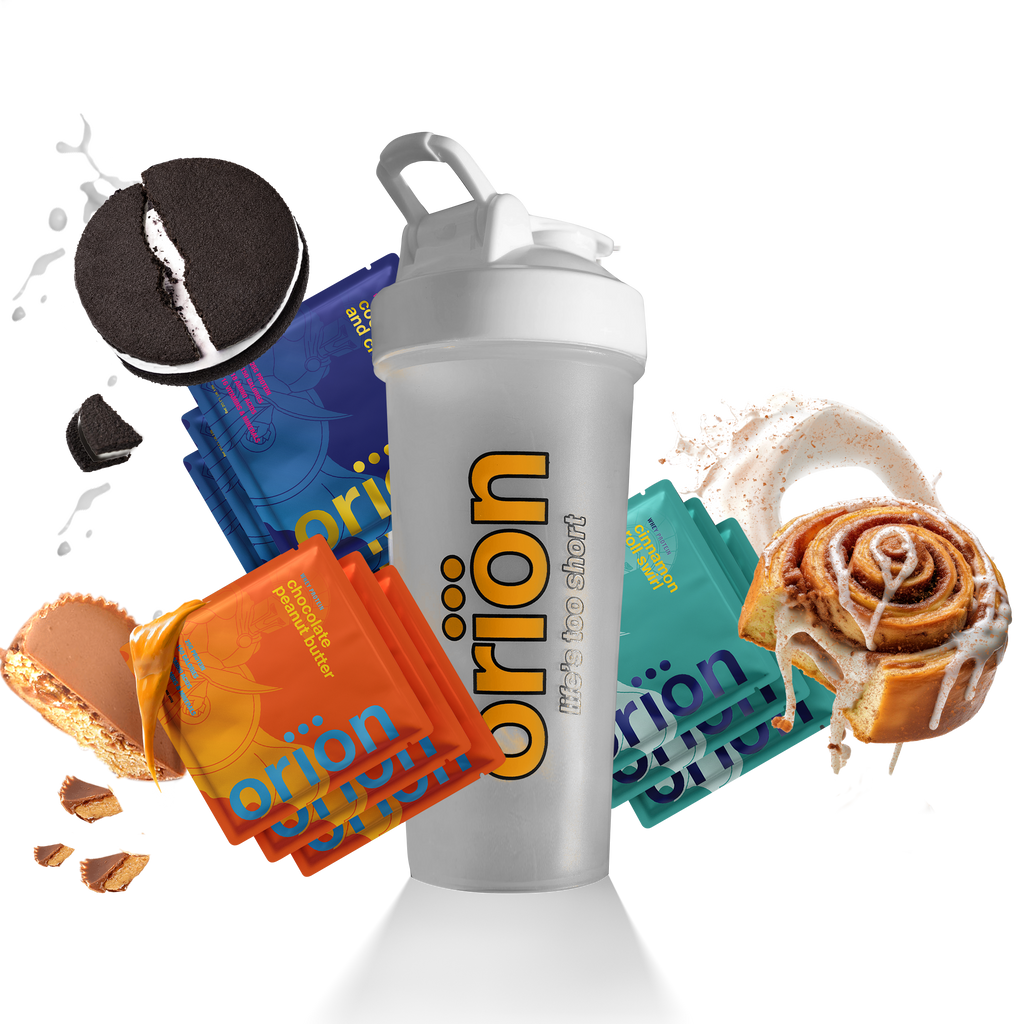 Orion Protein Starter Kit – 9 Samples + Shaker Bottle