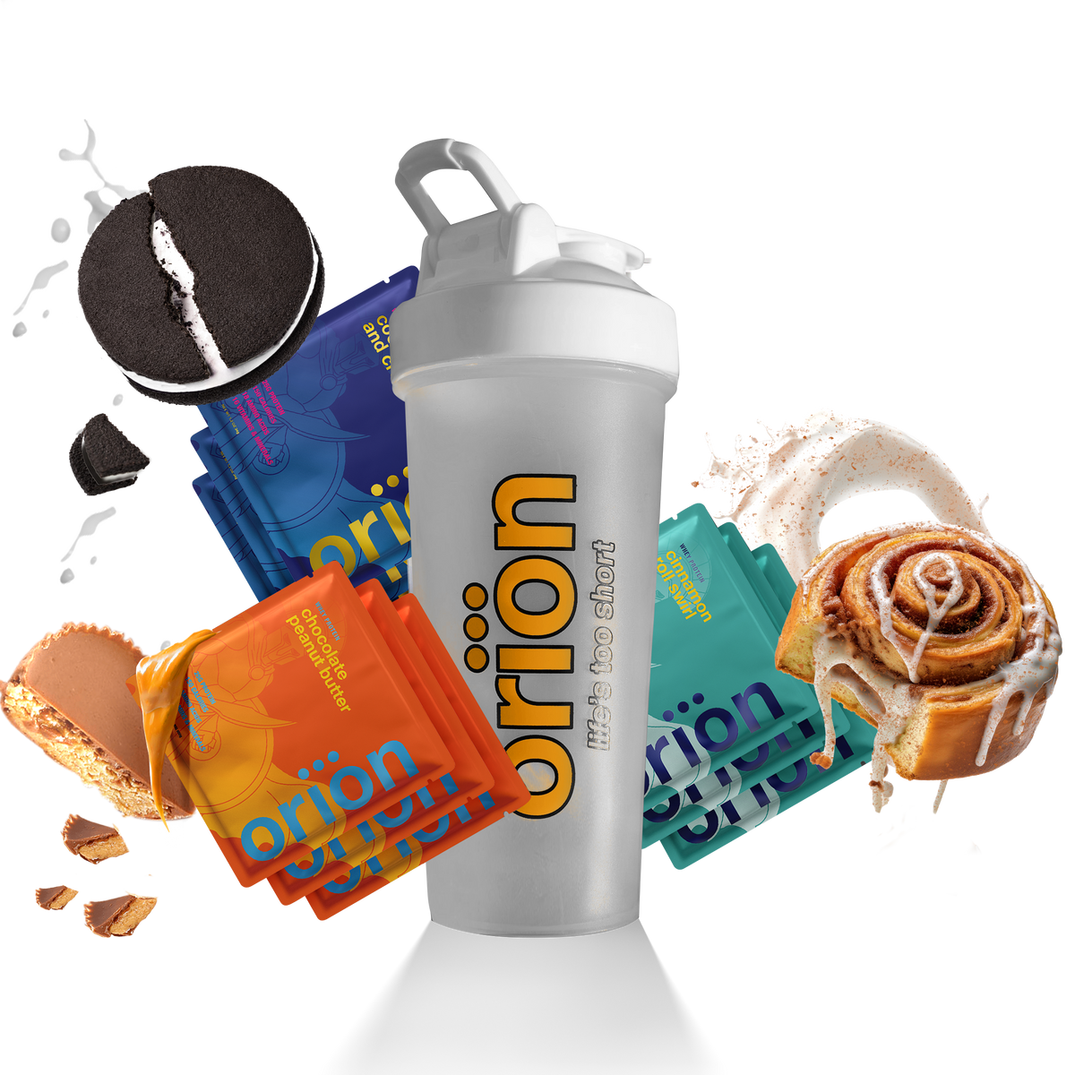 Orion Protein Starter Kit – 9 Samples + Shaker Bottle